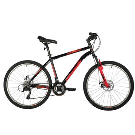 Горный велосипед FOXX AZTEC D 26" 2021, 26SHD.AZTECD.18RD1, Вариант УТ-00285956: Рама: 18" (Рост: 167-178 см), Цвет: красный, изображение  - НаВелосипеде.рф