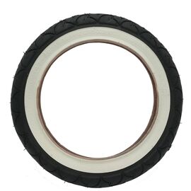 Велопокрышка Kenda K-909 12 1/2" x 2.1/4, 62- 203, черная с белым бортом, 526236, изображение  - НаВелосипеде.рф