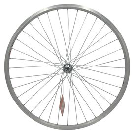 Колесо велосипедное TRIX,  переднее, 26", втулка сталь, серебристая, под гайку, YKL-11 (26) silver, , изображение  - НаВелосипеде.рф