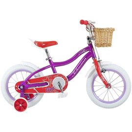 Детский велосипед Schwinn Elm 14 + корзина 14" 2021, Вариант УТ-00283697: Возраст: 2-6 лет (Рост: 86-112 см), Цвет: pink, изображение  - НаВелосипеде.рф