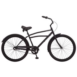 Городской велосипед Schwinn Huron 3 26" 2021, Вариант УТ-00283786: Рама: 17.9" (Рост: 165-178 см), Цвет: black, изображение  - НаВелосипеде.рф