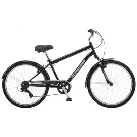 Городской велосипед Schwinn Suburban 26" 2021, Вариант УТ-00283858: Рама: 18" М (Рост: 167-178 см), Цвет: black, изображение  - НаВелосипеде.рф