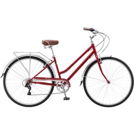 Женский велосипед Schwinn Wayfarer Women 700С 2021, Вариант УТ-00283860: Рама: 17.5" (Рост: 156-175 см), Цвет: Dark Red, изображение  - НаВелосипеде.рф