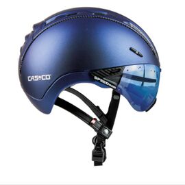 Велошлем Casco ROADSTER Plus navy metallic, with vizor, 04.3625.L, Вариант УТ-00285538: Размер: L (58-61 см), изображение  - НаВелосипеде.рф