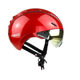 Велошлем Casco ROADSTER Plus red shiny, with visor, 04.3628.L, Вариант УТ-00285539: Размер: L (58-60 см), изображение  - НаВелосипеде.рф