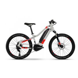 Электровелосипед HAIBIKE HardFour 400Wh 2021, Вариант УТ-00285578: Рама: XS (Рост: 157-163 см), Цвет: серый, изображение  - НаВелосипеде.рф