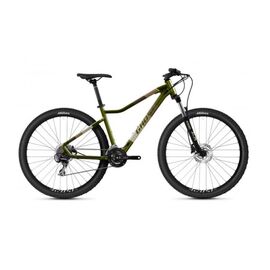 Горный велосипед GHOST Lanao Essential 27.5" 2021, Вариант УТ-00285571: Рама: S (Рост: 160-168 см), Цвет: серо-зеленый, изображение  - НаВелосипеде.рф