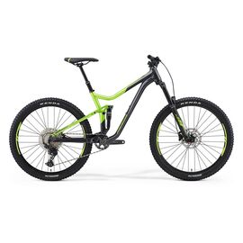 Двухподвесный велосипед Merida One-Forty 400 27,5" 2021, Вариант УТ-00286284: Рама: L (19") (Рост: 175-190 см), Цвет: Green/Anthracite, изображение  - НаВелосипеде.рф