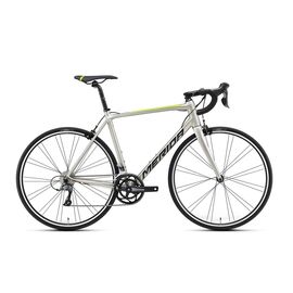Шоссейный велосипед Merida Scultura Rim 100 28" 2021, Вариант УТ-00286303: Рама: L (56 см) (Рост: 178-187 см), Цвет: SilkTitan/Black/Green, изображение  - НаВелосипеде.рф