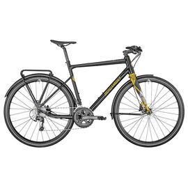 Городской велосипед Bergamont Sweep 6 EQ 28" 2021, Вариант УТ-00286338: Рама: 56 (Рост: 175-189 см), Цвет: Black/Gold, изображение  - НаВелосипеде.рф