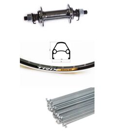Колесо TRIX 28-29", передний, алюминий, D23- 28-29-black-13123, изображение  - НаВелосипеде.рф