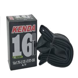 Камера велосипедная KENDA, 16"х1.75-2.125 (47/57-305), автониппель, 5-511303, изображение  - НаВелосипеде.рф
