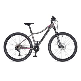 Женский велосипед AUTHOR Spirit ASL 27.5" 2022, Вариант УТ-00287230: Рама: 14" (Рост: 140-158 см), Цвет: серебро/черный/розовый, изображение  - НаВелосипеде.рф