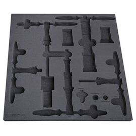 Ложемент UNIOR, для набора инструментов SET3-2600C, 560×570×40 мм, чёрный, vl3-2600C, изображение  - НаВелосипеде.рф