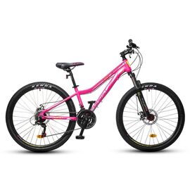 Подростковый велосипед HORST Rocket 26" 2022, Вариант УТ-00287597: Возраст: 11-14 лет (Рост: 140-150 см), Цвет: розовый/серый/лимонный, изображение  - НаВелосипеде.рф