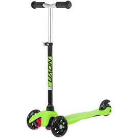 Самокат-кикборд Novatrack Disco-kids Basic, 120/76 мм, зеленый, 120H.DISCOKIDS.BGN20, 2020, изображение  - НаВелосипеде.рф