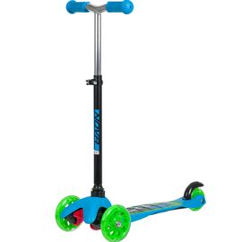 Самокат-кикборд Novatrack Disco-kids Print, 120/76 мм, машинки, 120H.DISCOKIDS.SGBL20, 2020, изображение  - НаВелосипеде.рф