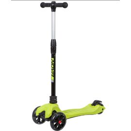 Самокат-кикборд Novatrack Rainbow Pro, 135/80 мм, лимонный, 135PRO.RAINBOW.LM20, 2020, изображение  - НаВелосипеде.рф