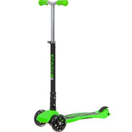 Самокат-кикборд Novatrack Rainbow Start Folding, 120/80 мм, зеленый, 120F.NRAINBOW.GN20, 2020, изображение  - НаВелосипеде.рф