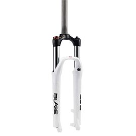 Вилка велосипедная RST Blaze TNL, 27.5"х 28,6, пружинно-масляная, 100 мм, D, белая, 1-0202, изображение  - НаВелосипеде.рф