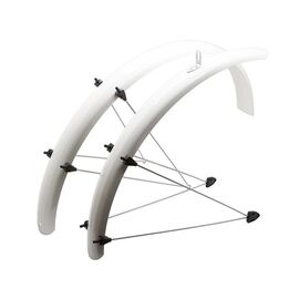 Крылья велосипедные SKS PET SPB, 51мм, 28", белые, 6369 3062 10, изображение  - НаВелосипеде.рф