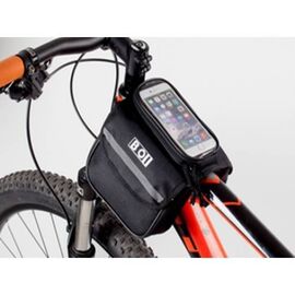 Велосумка TBS MINGDA на верхнюю трубу рамы, 15х11х4,5см, со съёмным отделением для смартфона, 121049, изображение  - НаВелосипеде.рф