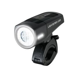Фара передняя SIGMA LIGHTSTER USB: светодиод CREE, 32 люкс, освещаемая дистанция 35м, 18600, изображение  - НаВелосипеде.рф