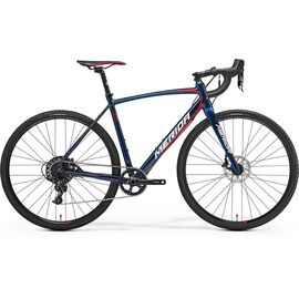 Циклокроссовый велосипед Merida CycloСross 600 2017, Вариант УТ-00037441: Рама: M-L 54 (Рост: 170 - 175 cm), Цвет: сине-красный , изображение  - НаВелосипеде.рф