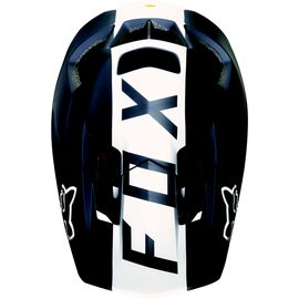 Козырек к шлему Fox Proframe Libra Visor, черно-белый, пластик, 20306-018-OS, изображение  - НаВелосипеде.рф