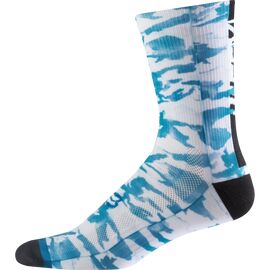 Носки Fox Creo Trail 8-inch Sock, сине-белый, 18463-176-L/XL, Вариант УТ-00043636: Размер: L/XL (42-47 см), изображение  - НаВелосипеде.рф