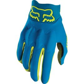 Велоперчатки Fox Attack Glove Teal, синие, 2017, 18468-176-L, Вариант УТ-00042620: Размер: L (194-200 мм), изображение  - НаВелосипеде.рф