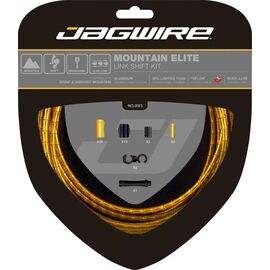 Набор рубашек и тросиков переключения Jagwire Road Elite Link Shift Kit, золотой, RCK552, изображение  - НаВелосипеде.рф