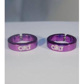 Кольца Colt Lock-On, фиолетовый, 2шт, ER-10, изображение  - НаВелосипеде.рф