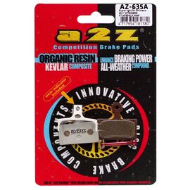 Тормозные колодки A2Z, AZ, Shimano 11 XTR985 /XT M785 /SLX M446, серебристый, AZ-635A, изображение  - НаВелосипеде.рф