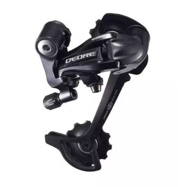 Переключатель скоростей велосипедный Shimano Deore RD-M591-L, задний, SGS, 9 скоростей, под болт, чёрный, ST (370070), изображение  - НаВелосипеде.рф