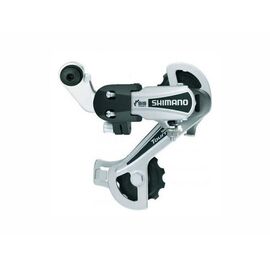 Переключатель скоростей велосипедный SHIMANO Tourney RD-TY21SS, задний, 6 скоростей, под болт, серебристый, ST (370147), изображение  - НаВелосипеде.рф