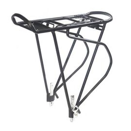 Багажник велосипедный TRIX, задний, алюминий, для колёс 26”- 28”, сварной, чёрный, CD-37, изображение  - НаВелосипеде.рф