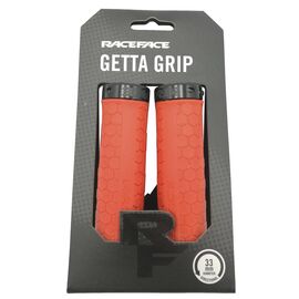 Грипсы велосипедные Race Face Getta Grips, 33mm, Red/Black, GP20GETTA33REDBLK, изображение  - НаВелосипеде.рф