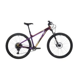 Горный велосипед STINGER ZETA PRO 29" 2021, 29AHD.ZETAPRO.18OS1, Вариант УТ-00286291: Рама: 18" (Рост: 168-178 см), Цвет: фиолетово-золотой, изображение  - НаВелосипеде.рф