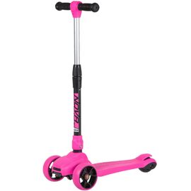 Самокат Novatrack RainBow, 120*80 мм, складной, розовый, 120C.RAINBOW.PN20, изображение  - НаВелосипеде.рф