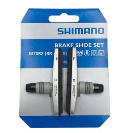 Тормозные колодки SHIMANO для v-brake M70R2, картриджные комплект к br-m770 Y8EM9802A, изображение  - НаВелосипеде.рф