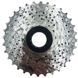Кассета велосипедная SUPERWIN CS-04, 8 скоростей, 11-32Т, сталь, хром, 520093, изображение  - НаВелосипеде.рф