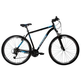 Горный велосипед STINGER ELEMENT STD MICROSHIFT 29" 2021, Вариант УТ-00286286: Рама: 22" (Рост: 185-195 см), Цвет: чёрный, изображение  - НаВелосипеде.рф