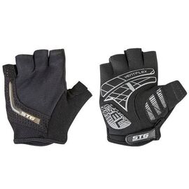 Перчатки велосипедные STG AI-03-108, unisex, летние, черный/серый, Х81533-Л, Вариант УТ-00287110: Размер: L, изображение  - НаВелосипеде.рф