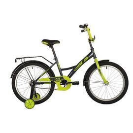 Детский велосипед FOXX BRIEF 20" 2021, Вариант УТ-00287135: Возраст 6-9 лет (Рост: 115-125 см), Цвет: зеленый, изображение  - НаВелосипеде.рф