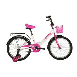 Детский велосипед FOXX SIMPLE 20" 2021, Вариант УТ-00287137: Возраст 6-9 лет (Рост: 115-125 см), Цвет: белый, изображение  - НаВелосипеде.рф