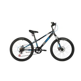 Подростковый велосипед FOXX DIFFER 24" 2021, Вариант УТ-00287150: Рама: 11" (Рост: 125-150 см), Цвет: черный, изображение  - НаВелосипеде.рф