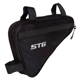 Велосумка STG 555-532, под раму, влагозащищенная, 31х20х5 см, 2.5 л, черный, Х108350, изображение  - НаВелосипеде.рф