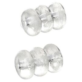 Защита рамы велосипеда от тросов STG YZ-KOR4-1.5, комплект 3 шайбы, резина, 1,5 мм, 20 штук, прозрачный, Х90098, изображение  - НаВелосипеде.рф