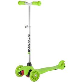 Самокат Novatrack Disco-kids Basic, 120*76 мм, эргономичный, салатовый, 120H.DISCOKIDS.GN20, изображение  - НаВелосипеде.рф
